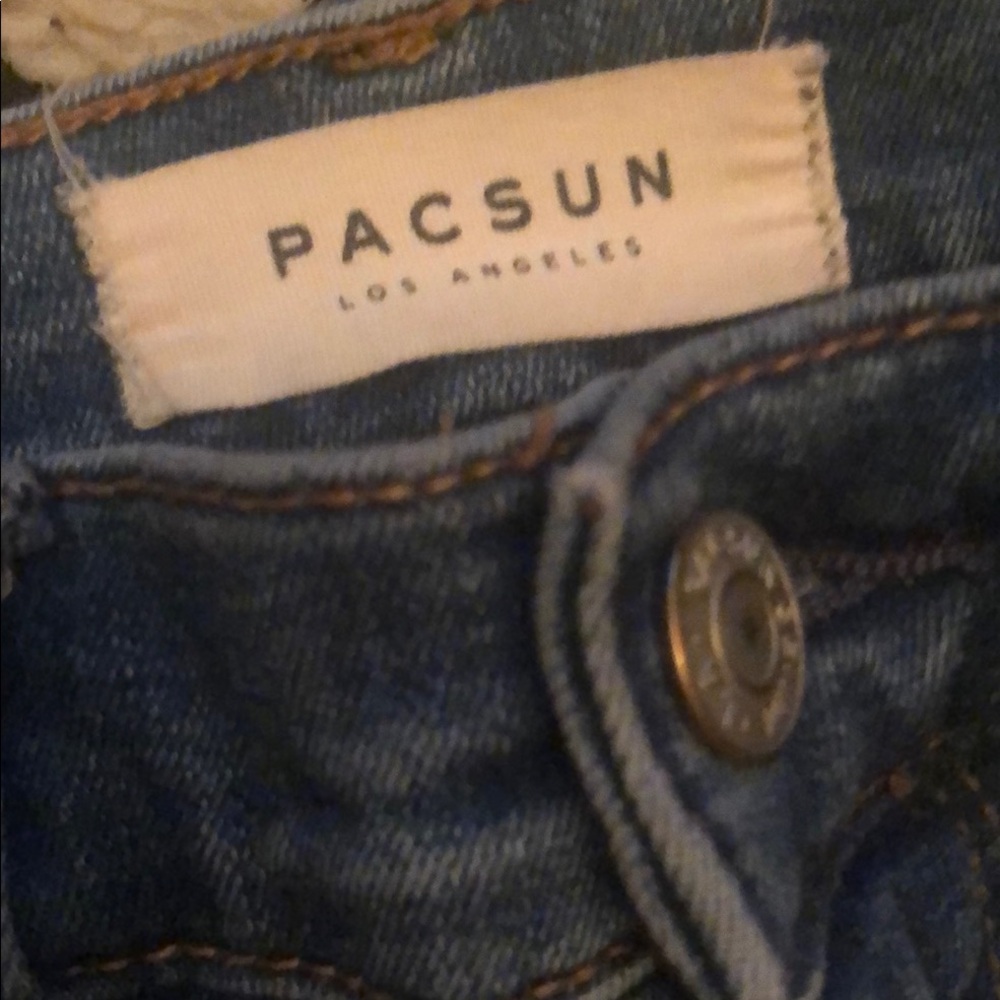 PACSUN LA Blue Distressed Skinny jeggings